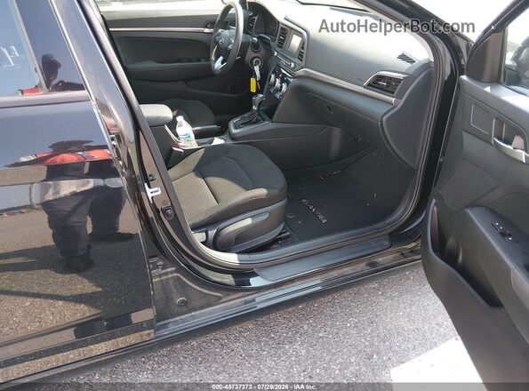 5NPD74LF8KH480623 2019 HYUNDAI ELANTRA Black Вид салону спереду