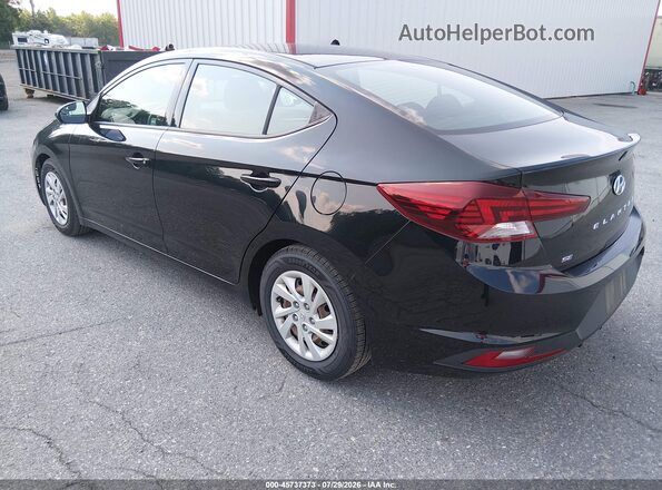 5NPD74LF8KH480623 2019 HYUNDAI ELANTRA Black Задня ліва чверть