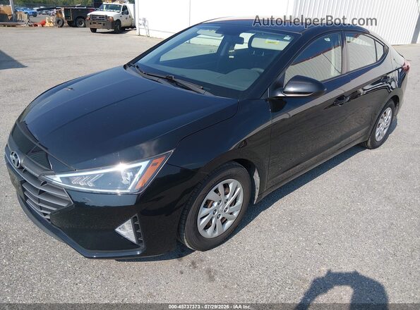 5NPD74LF8KH480623 2019 HYUNDAI ELANTRA Black Передня ліва чверть