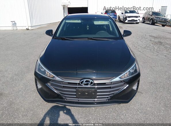 5NPD74LF8KH480623 2019 HYUNDAI ELANTRA Black Вид щитка приладів