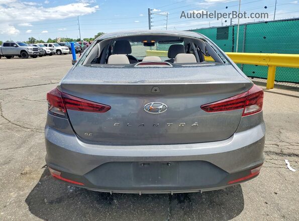 5NPD74LF8KH482548 2019 HYUNDAI ELANTRA Gray Vista trasera