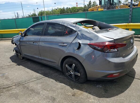 5NPD74LF8KH482548 2019 HYUNDAI ELANTRA Gray Trasero izquierdo