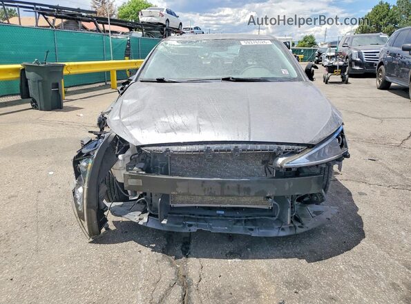 5NPD74LF8KH482548 2019 HYUNDAI ELANTRA Gray Vista frontal