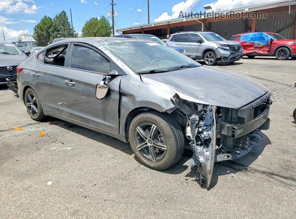 5NPD74LF8KH482548 2019 HYUNDAI ELANTRA Gray Delantero derecho