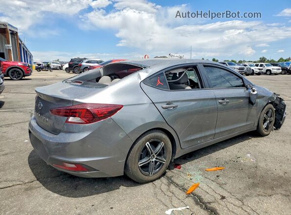 5NPD74LF8KH482548 2019 HYUNDAI ELANTRA Gray Trasero derecho