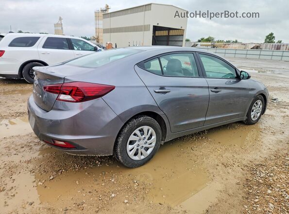 5NPD74LF8KH483022 2019 HYUNDAI ELANTRA Серый Задняя правая четверть