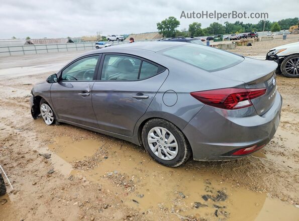 5NPD74LF8KH483022 2019 HYUNDAI ELANTRA Серый Задняя левая четверть