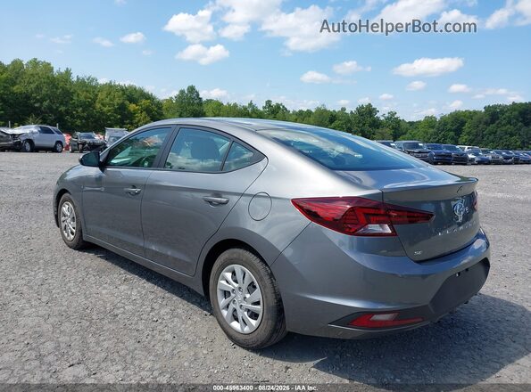 5NPD74LF8KH486034 2019 HYUNDAI ELANTRA Серый Задняя левая четверть