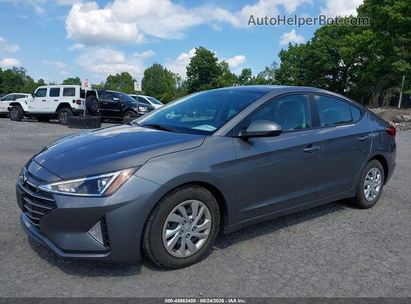 5NPD74LF8KH486034 2019 HYUNDAI ELANTRA Серый Передняя левая четверть