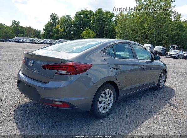 5NPD74LF8KH486034 2019 HYUNDAI ELANTRA Серый Задняя правая четверть