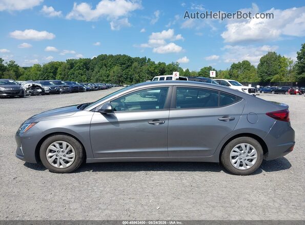 5NPD74LF8KH486034 2019 HYUNDAI ELANTRA Серый 