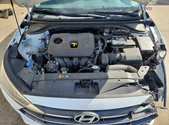 5NPD74LF8LH500595 2020 HYUNDAI ELANTRA White Вид задньої частини салону