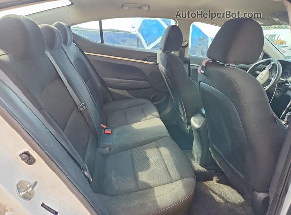 5NPD74LF8LH500595 2020 HYUNDAI ELANTRA White Вид задніх сидінь