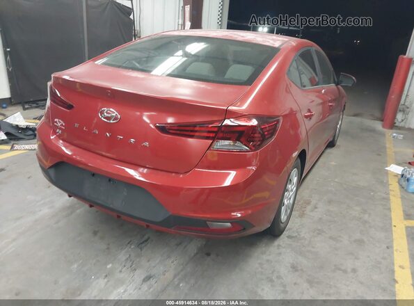 5NPD74LF8LH500970 2020 HYUNDAI ELANTRA Red უკანა მარჯვენა