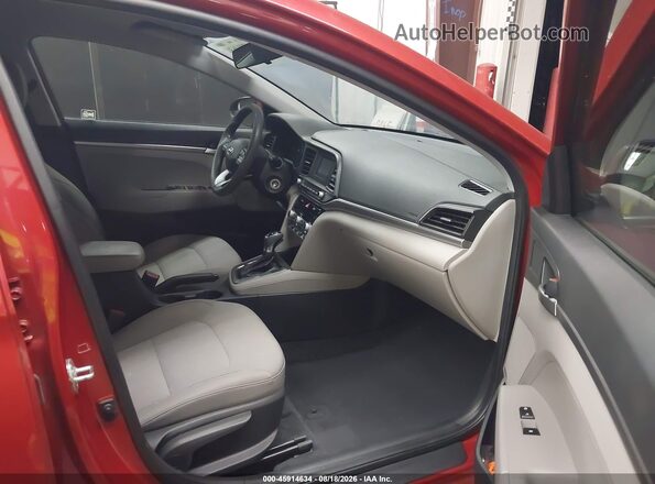 5NPD74LF8LH500970 2020 HYUNDAI ELANTRA Red წინა სალონის ხედი