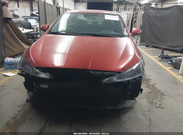5NPD74LF8LH500970 2020 HYUNDAI ELANTRA Red წინა პანელის ხედი
