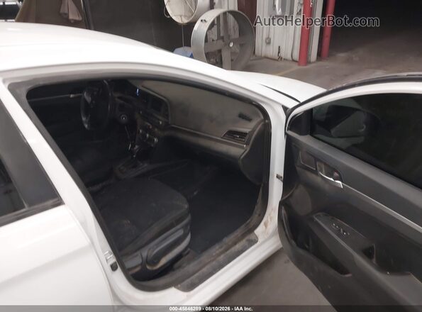 5NPD74LF8LH509765 2020 HYUNDAI ELANTRA White Widok wnętrza z przodu