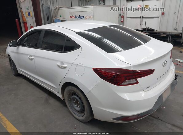 5NPD74LF8LH509765 2020 HYUNDAI ELANTRA White Tył lewy