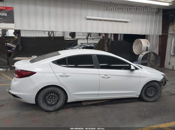 5NPD74LF8LH509765 2020 HYUNDAI ELANTRA White Widok wnętrza z tyłu