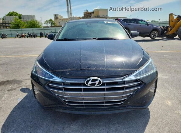 5NPD74LF8LH594915 2020 HYUNDAI ELANTRA Black Front view