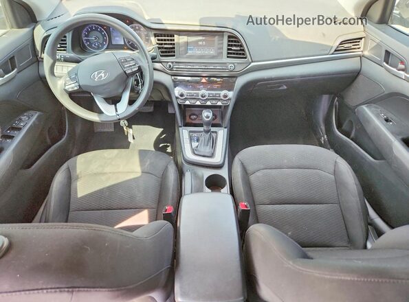 5NPD74LF8LH594915 2020 HYUNDAI ELANTRA Black Dashboard view