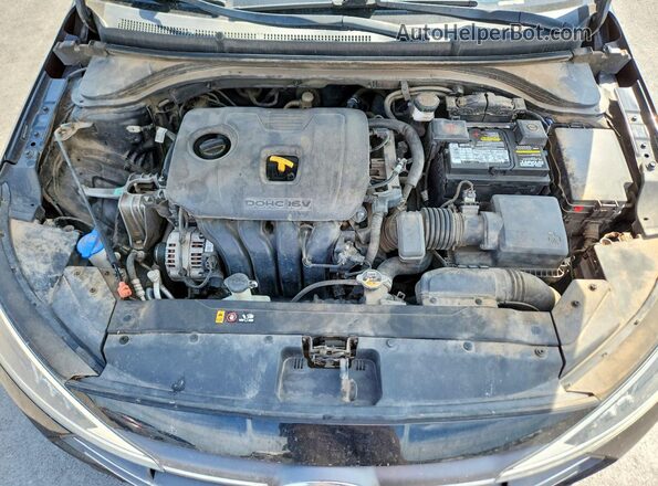 5NPD74LF8LH594915 2020 HYUNDAI ELANTRA Black Rear interior view