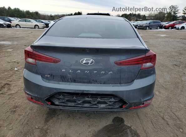 5NPD74LF8LH599368 2020 HYUNDAI ELANTRA Gray Rear view
