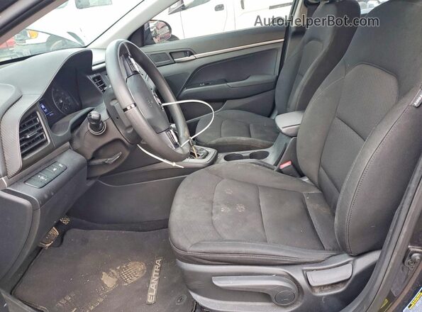 5NPD74LF8LH599368 2020 HYUNDAI ELANTRA Gray Front interior view