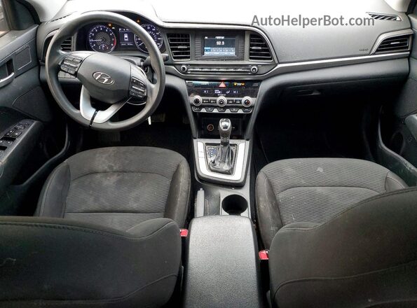 5NPD74LF8LH599368 2020 HYUNDAI ELANTRA Gray Dashboard view