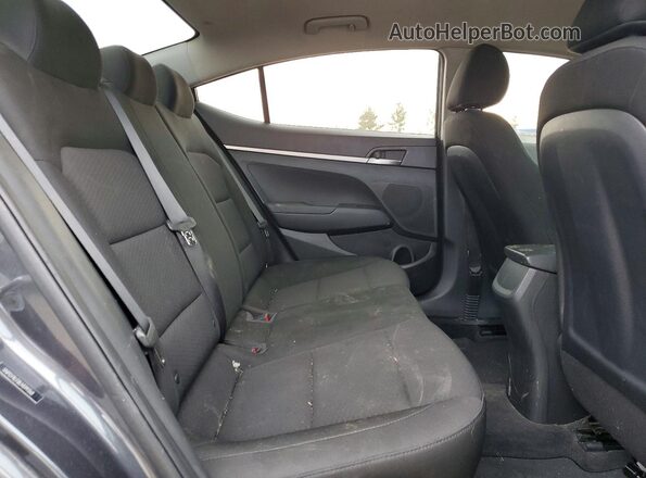 5NPD74LF8LH599368 2020 HYUNDAI ELANTRA Gray Rear seats view