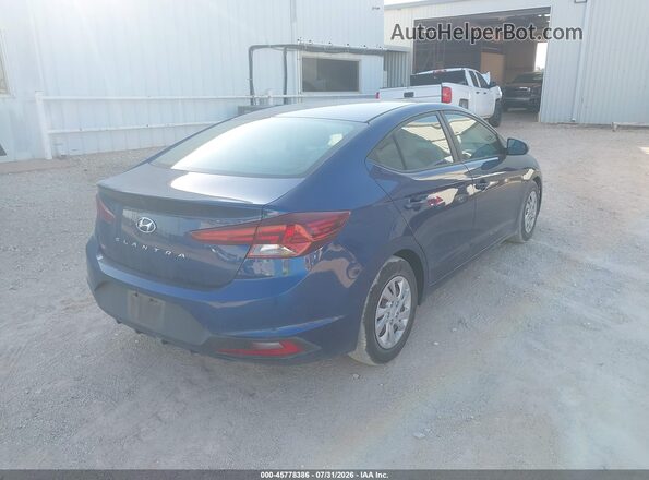 5NPD74LF8LH600647 2020 HYUNDAI ELANTRA Blue Задня права чверть