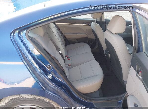 5NPD74LF8LH600647 2020 HYUNDAI ELANTRA Blue Вид наклейки з VIN-кодом
