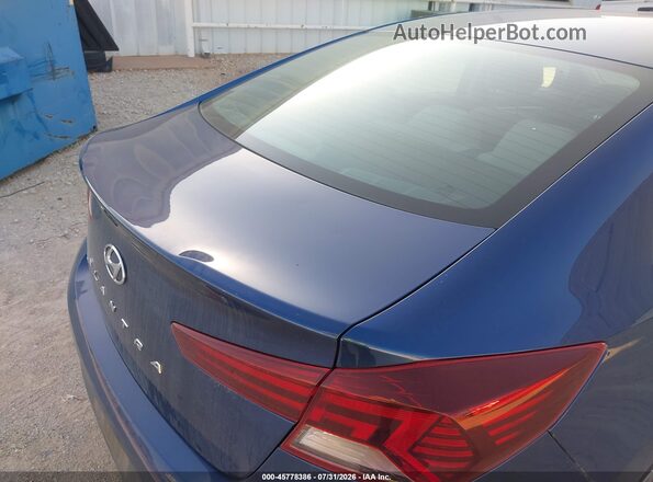 5NPD74LF8LH600647 2020 HYUNDAI ELANTRA Blue Панорамний вид салону 360°
