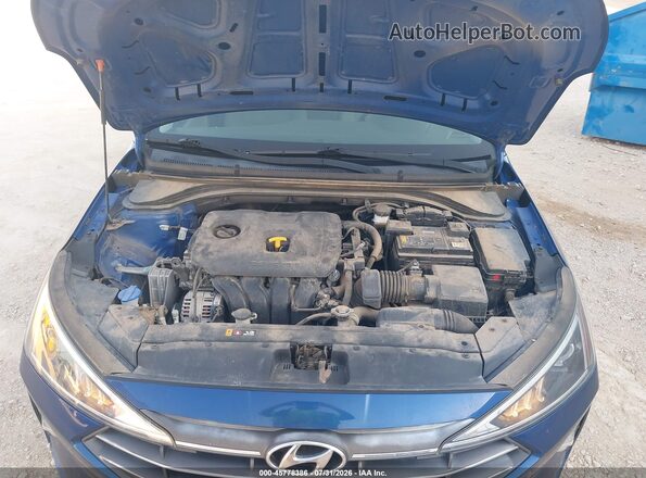 5NPD74LF8LH600647 2020 HYUNDAI ELANTRA Blue Вид ззаду