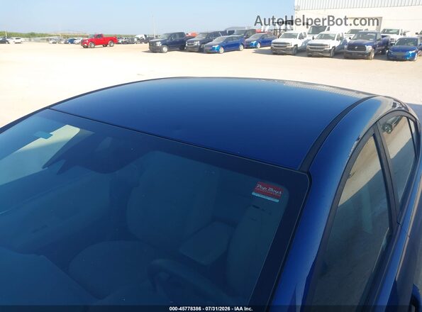 5NPD74LF8LH600647 2020 HYUNDAI ELANTRA Blue Вид щитка приладів