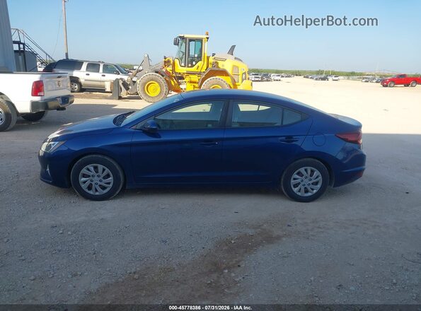 5NPD74LF8LH600647 2020 HYUNDAI ELANTRA Blue 