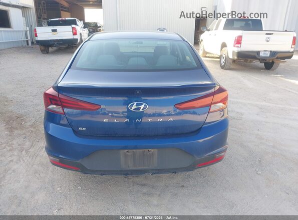 5NPD74LF8LH600647 2020 HYUNDAI ELANTRA Blue 