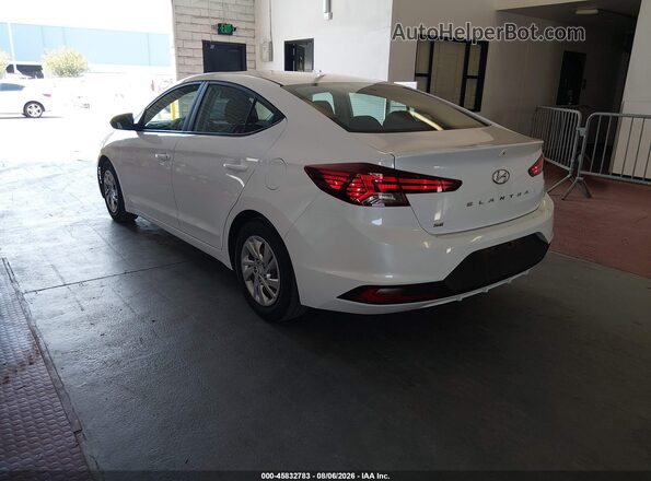 5NPD74LF8LH601474 2020 HYUNDAI ELANTRA White Հետևի ձախ
