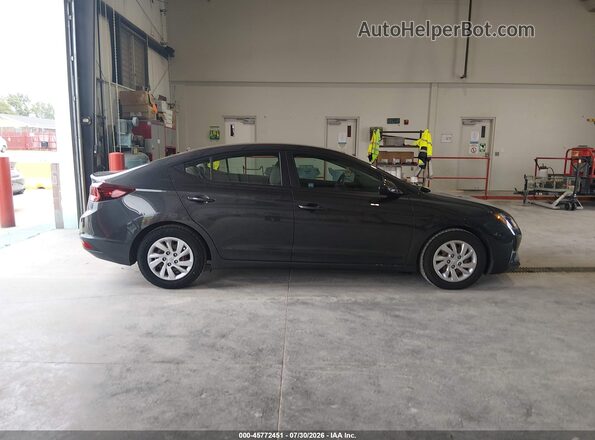 5NPD74LF8LH601930 2020 HYUNDAI ELANTRA Черный Вид задней части салона