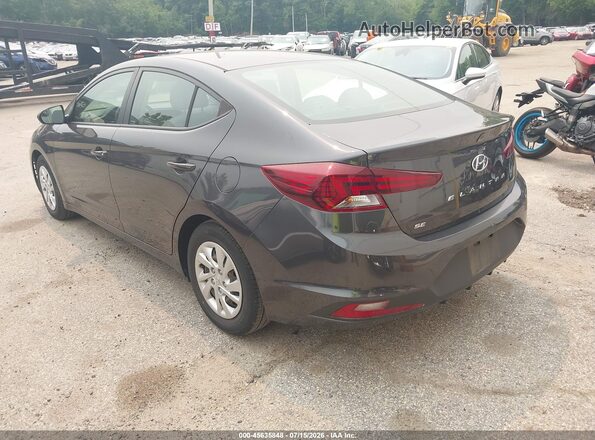 5NPD74LF8LH602446 2020 HYUNDAI ELANTRA Серый Задняя левая четверть