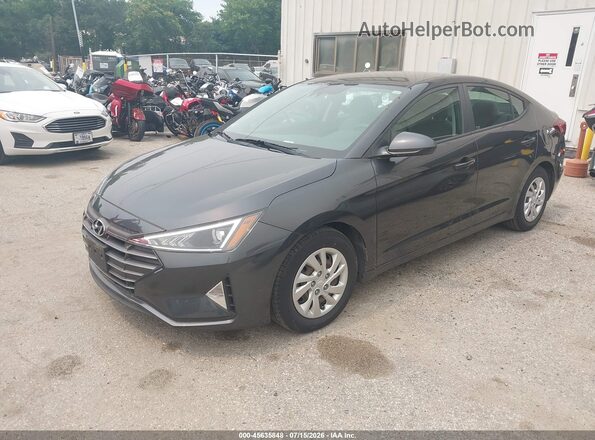 5NPD74LF8LH602446 2020 HYUNDAI ELANTRA Серый Передняя левая четверть