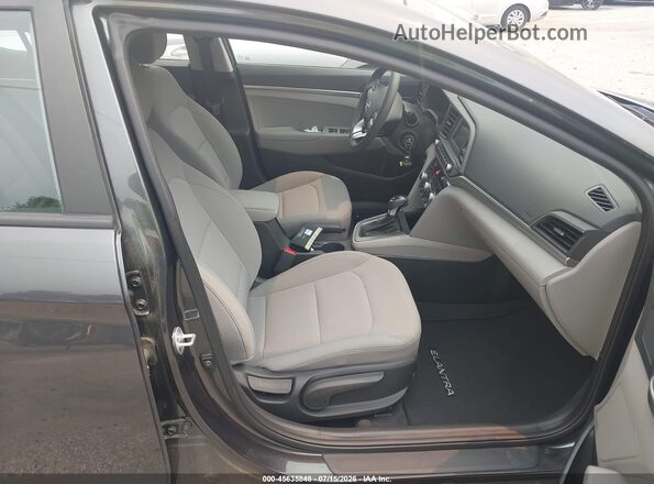 5NPD74LF8LH602446 2020 HYUNDAI ELANTRA Серый Вид салона спереди