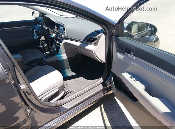 5NPD74LF8LH603130 2020 HYUNDAI ELANTRA Gray წინა სალონის ხედი