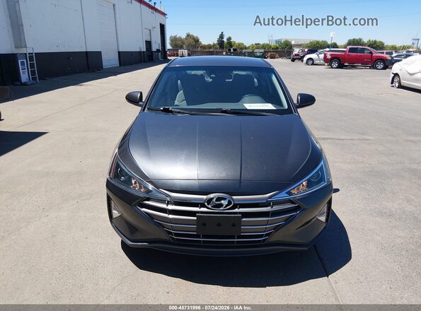 5NPD74LF8LH603130 2020 HYUNDAI ELANTRA Gray ხელსაწყოთა პანელის ხედი