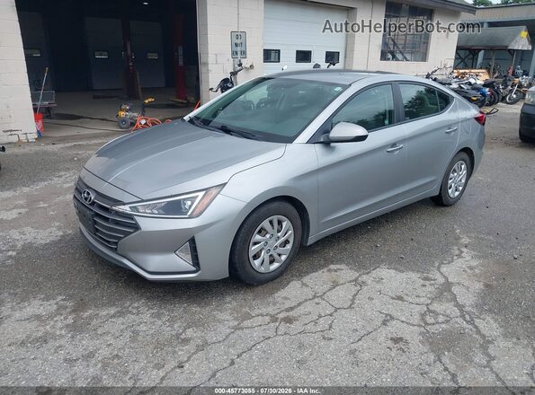 5NPD74LF8LH603242 2020 HYUNDAI ELANTRA Silver Առջևի ձախ երեք քառորդ տեսարան