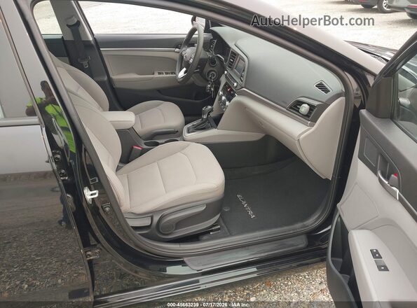 5NPD74LF8LH604200 2020 HYUNDAI ELANTRA Black Front interior view