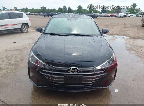 5NPD74LF8LH607002 2020 HYUNDAI ELANTRA Black Rear interior view