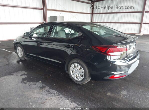 5NPD74LF8LH607033 2020 HYUNDAI ELANTRA Black Trasero izquierdo