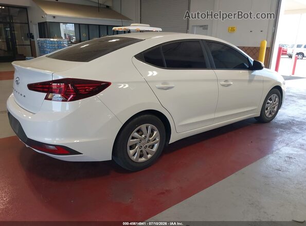 5NPD74LF8LH608845 2020 HYUNDAI ELANTRA White Trasero derecho