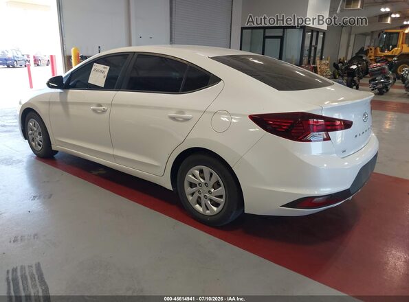 5NPD74LF8LH608845 2020 HYUNDAI ELANTRA White Trasero izquierdo